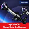 Portable HD Professional Astronomical Telescope Set Outdoor Stargazing Monocular Students Educational Science Experiment Use