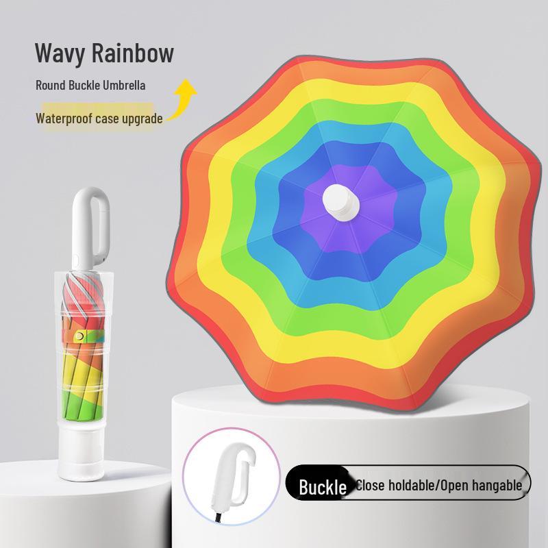 Children's Safe Automatic Umbrella - Anti-Stab, Rounded Corners for School Boys & Girls