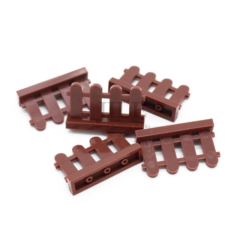 10 Stück Moc 33303 Zaun 1x4x2 Palisade Pfosten Bausteine Ziegel DIY Kompatibel Stadt Einheit Straßenansicht Baut Teilchen Spielzeug