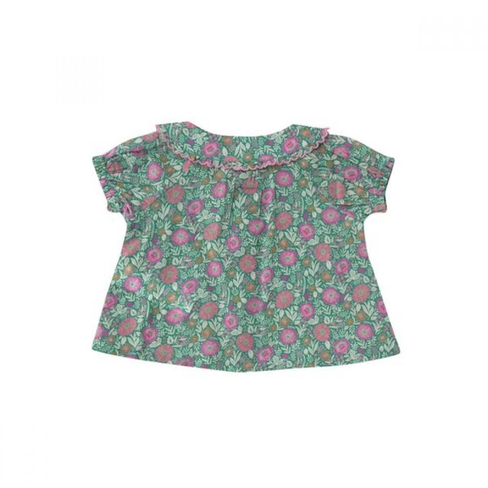Bonton Baby Lr Rose Blouse 7617t L12 01