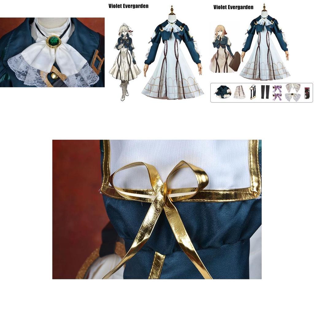 Stunning Violet Evergarden Cosplay Costume Set For Women At Halloween Party