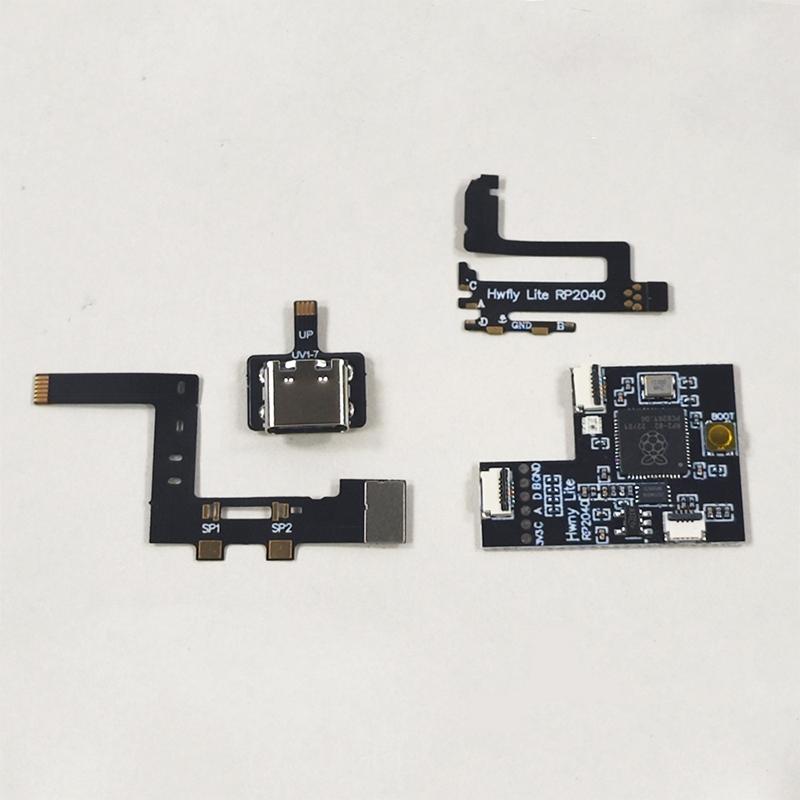 1 Satz für Raspberry Pi2040 Ersatzteil Spielekonsole Kabel CPU Flexkabel Flachband Aufrüstbarer Chip für Switch /Lite/Oled