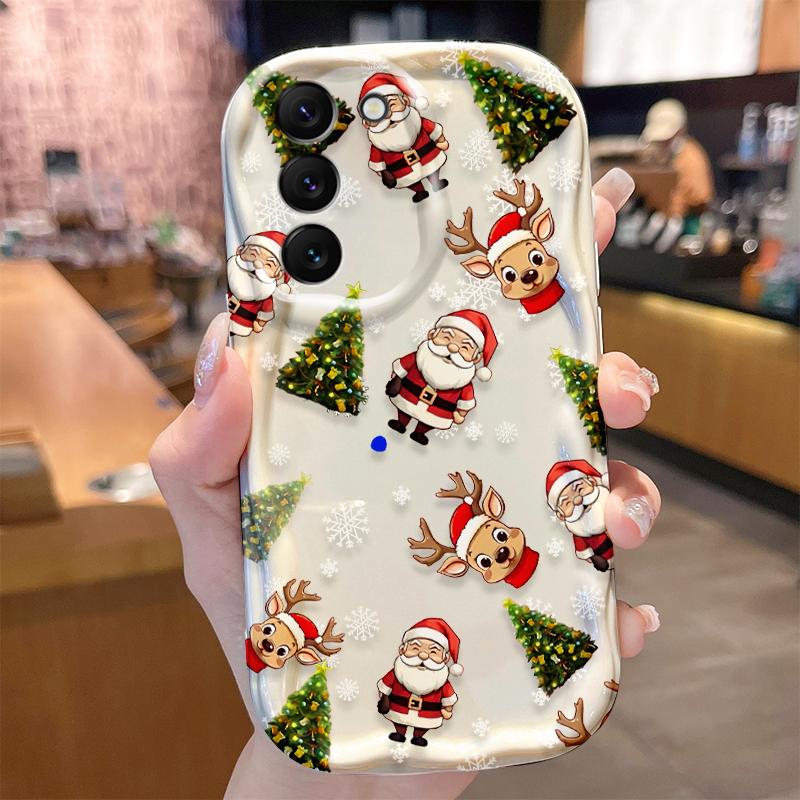 Hot Santa Claus Christmas Phone Case for Samsung Galaxy A50 A35 A34 A33 A32 A24 A23 A22 A13 A12 M55 M54 M35 M14 Protective Cover