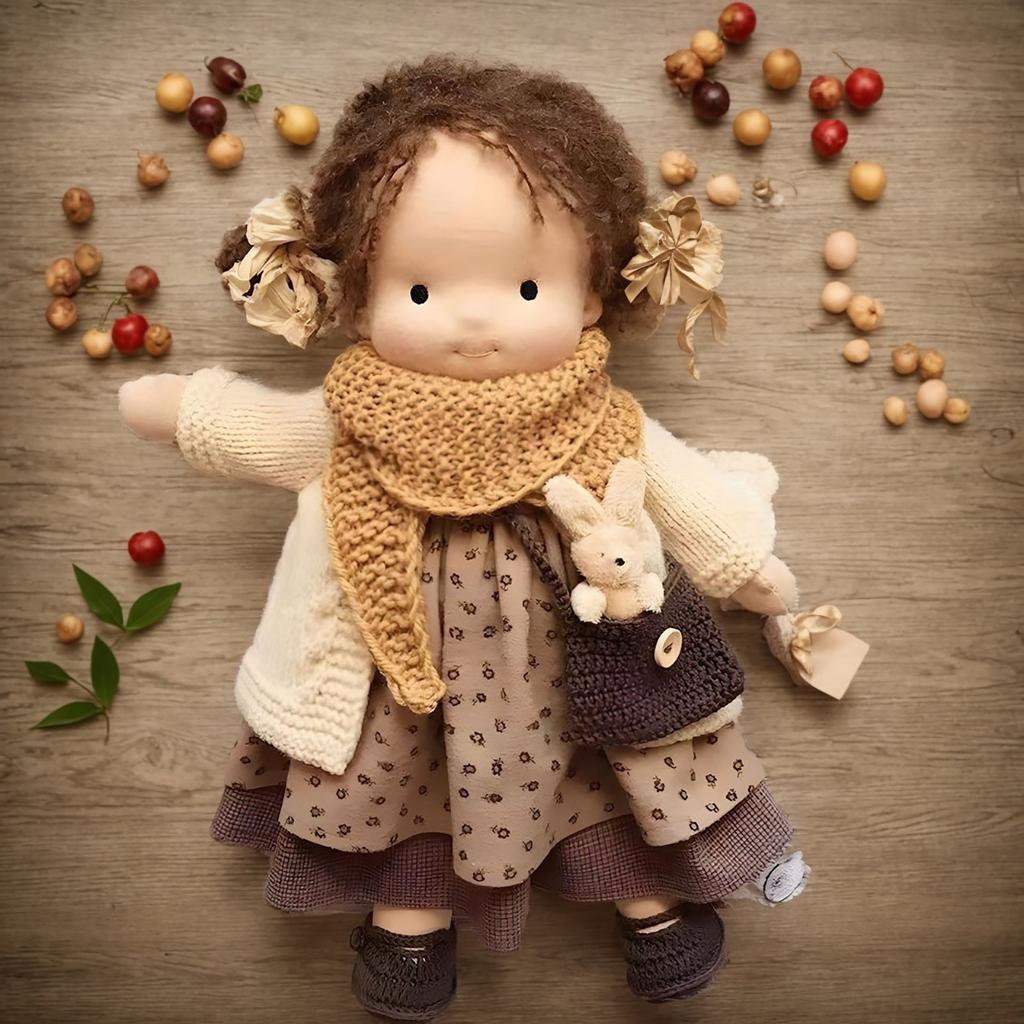 Soft Doll Toy , Baby Rag Doll, Suitable For Girls Birthday Gift, Christmas Plush Toy Gift