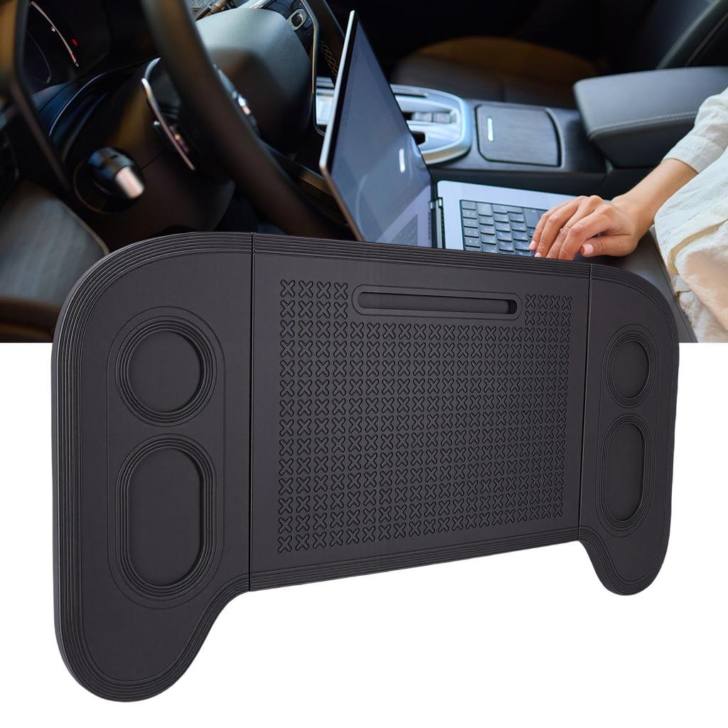 Foldable Car Tray Table 22lbs Capacity Multifunctional Writing Laptop Car Steering Wheel Desk Board