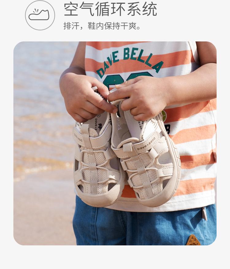 David Bella Girls' Sandals Summer Boys' Shoes