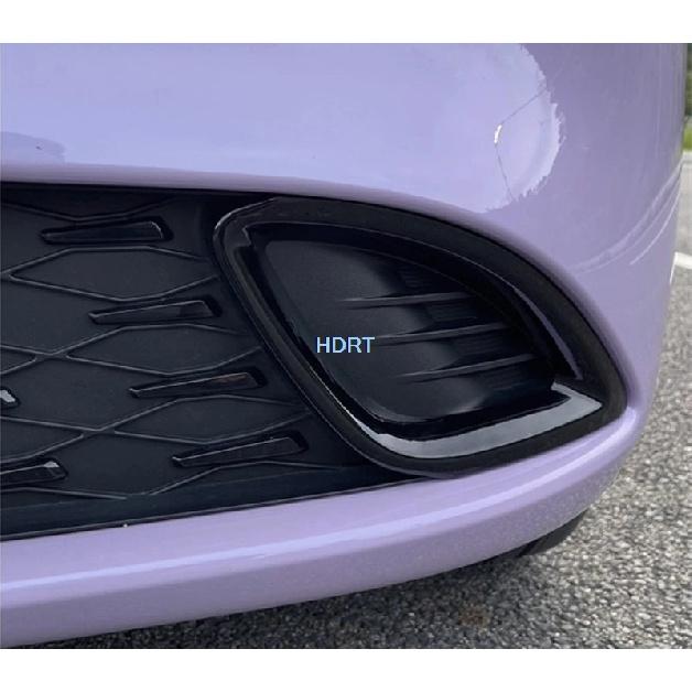 For Dongfeng Nammi 01/Box 2024 + Car Styling Front Bumper Racing Grills Light Frame Fog Lamp Cover Accessories Exterior Sticker