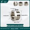 Threaded Core Pressure Reducing Gauge Fitting, Male 1/5'' to 2/5'' to 1/10'' Copper Connector, Core: 1/25'', 3/25'', 1'', 2''.