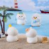 Resin Crafts Mini Duck Figurines DIY Micro Landscape Decoration  Summer Beach