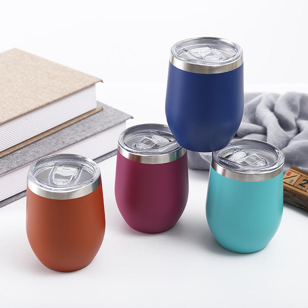 Vacuum Thermal Cup ple Style Drinking Holder 350ml Stainless Steel Water Milk Coffee Insulated Cups Drink Beverage Containers