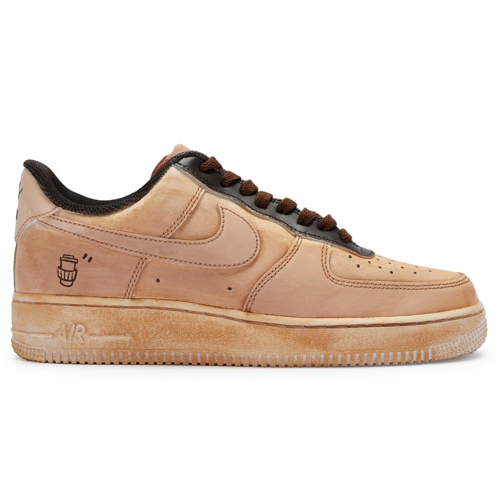 Nike Air Force 1 Low top Skateboard Shoes Men's Tan CW2288-111(Team80-)