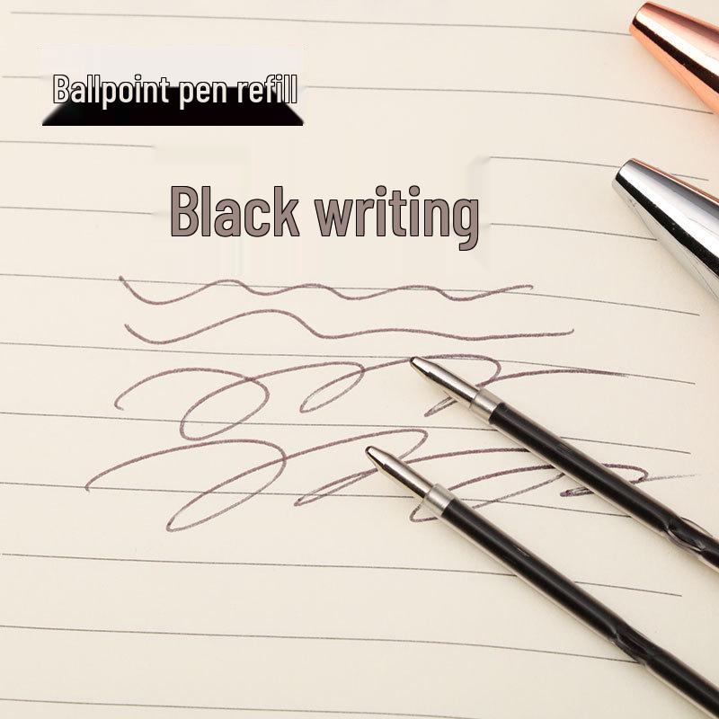 Rezerve pix cu bilă cu scriere lină - Negru/Albastru, Vârf glonț