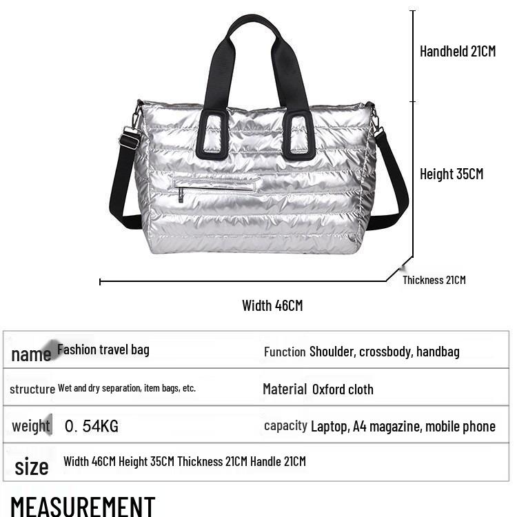 Cross-Border Travel & Sports Duffle: Wet/Dry Separation Yoga, Swim, Single-Shoulder Bag