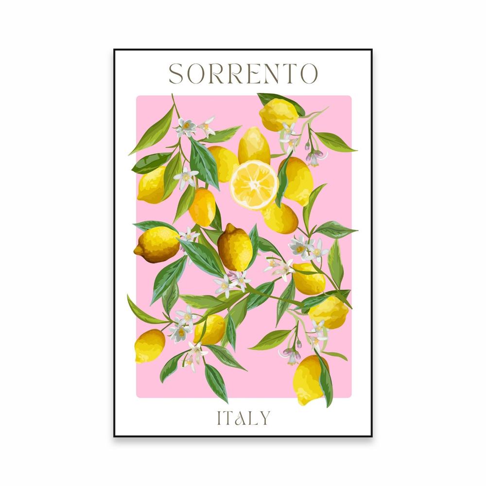 Fruit Market Prints Valencia Wall Art Poster Classical Sorrento Canvas Painting Italy Spain Food Home Kitchen Dinning Room Decor