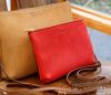 MADE IN JAPAN Parley Elk Made in Japan Writing utensil Smartphone Passport Aging Beautiful Wild Elk Sacoche Shoulder Pouch L Red [PARLEY] [ELK] Men's