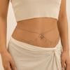 Water Drop Waist Chain Zircon Bikini Belly Belt Jewelry Navel Nails Body Chain  Women