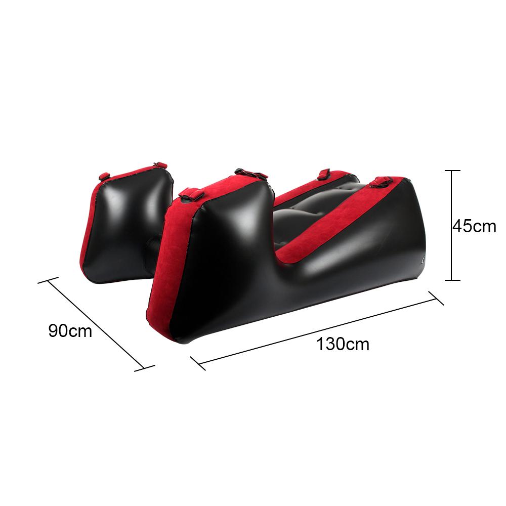 Split Leg Sofa Matte SM Bondage Voksenspill Sex Stol Seng med stropper Sexmøbler Hjelpemiddel Oppblåsbare Sexverktøy For Par Kvinner