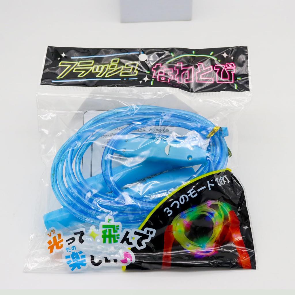 Tatsumiya [Leuchtendes Springseil mit Blitz] x 12er-Pack mit 3 LR44-Batterien (Eingebaut) [WeihnachtenNeujahrFesteVeranstaltungenKinder's