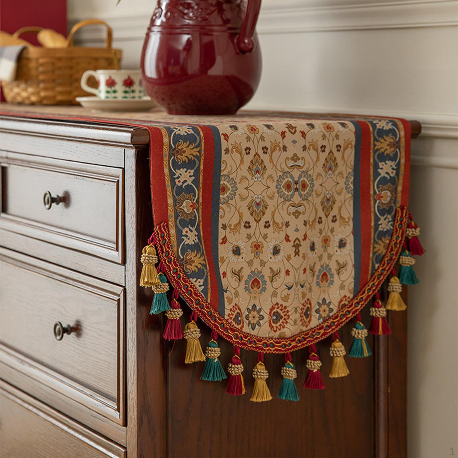 

Дорожка для обеденного стола Дорожка для стола Машинная стирка Элегантный комод Кемпинг Чехлы Классика 40cmx180cm