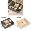 Foldable Polyester Clothing Storage Container With Compartments For Closet Organization