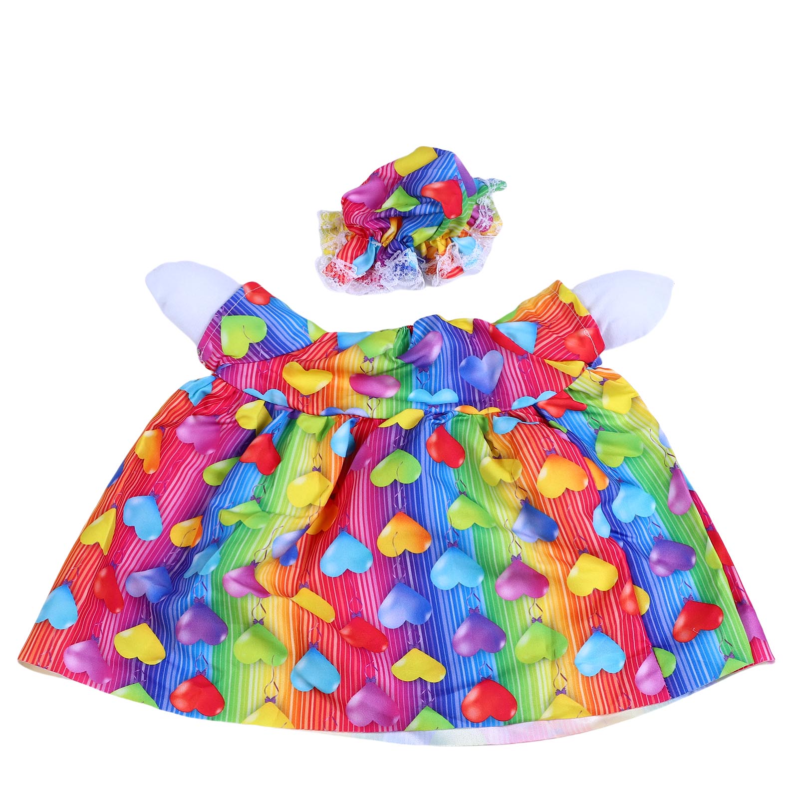 Summer Porch Goose Outfit Lovely Dots Cute and Fun Porch Goose Clothes Costume for Outdoor Yard Lawn Garden Patio Decor