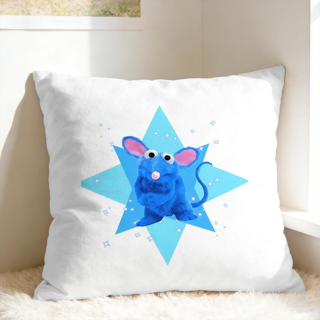 Tutter- B-Bear In The Big Blue House Pillow Case Soft Pillow Cover Novelty Pillowcases For Sofa Bedroom Home Decor