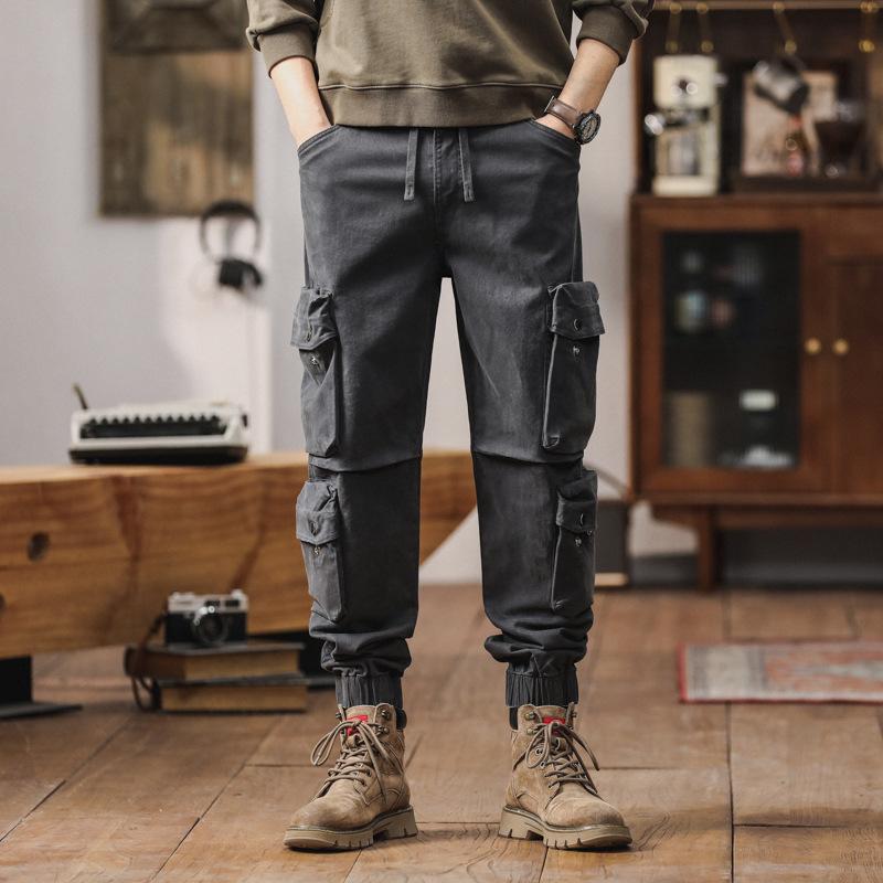 Retro Overalls Heavy Men s New Trendy Brand Pants Men s Loose Men s Casual Leggings Men s Clothing 29