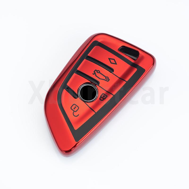 3 4 Buttons TPU Shell Fob for BMW X1 X2 X3 X4 X5 X6 M5 F15 F16 F48 G30 G38 525 540 740 Series 1 2 3 5 Car Key Cover Accessories