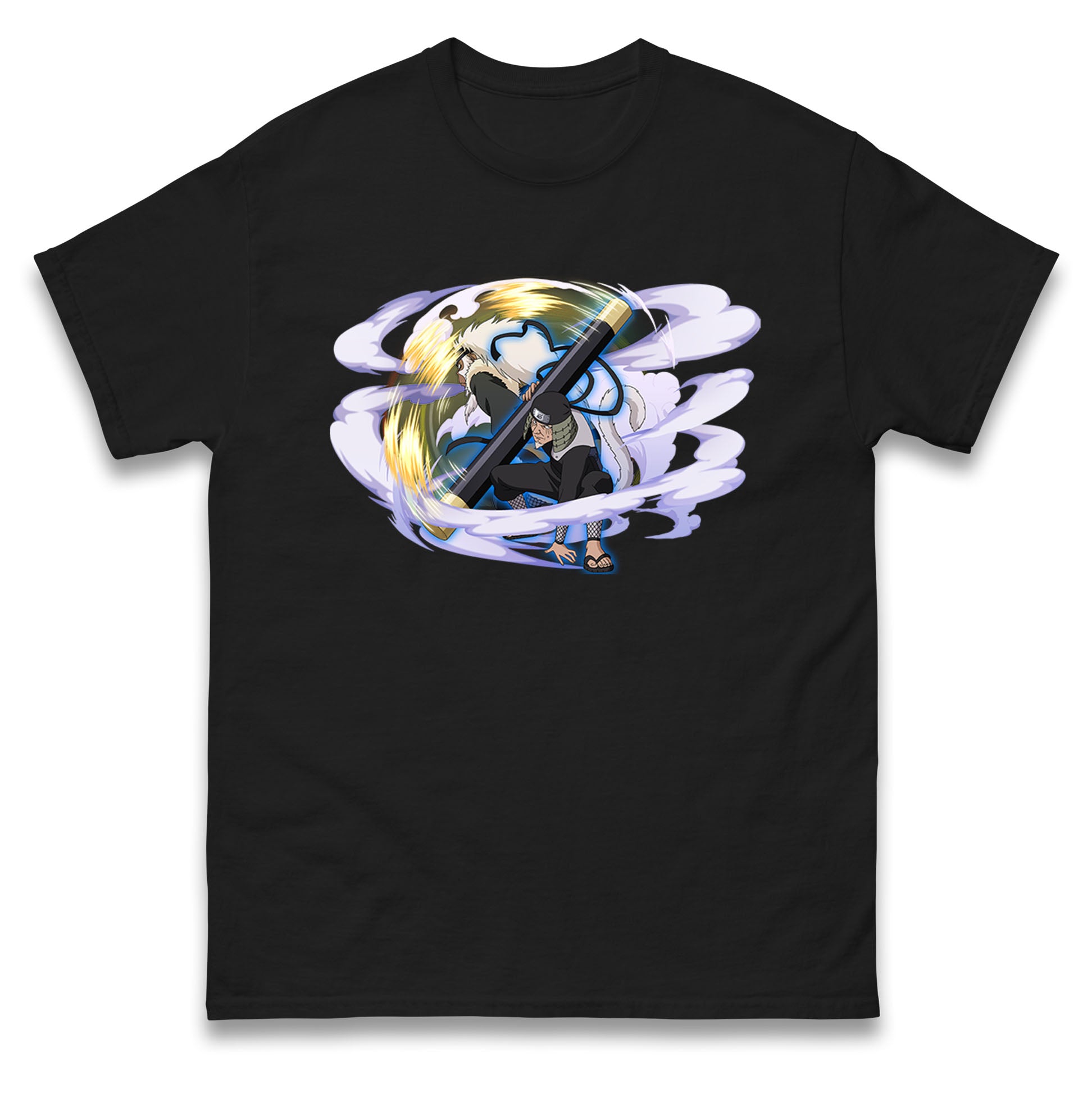 Hiruzen Sarutobi Mens T Shirt Womens Tops Tees Naruto Shippuden Top XL
