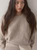 ECOMMAE Heart Symbol Knit (Beige)