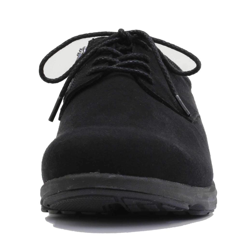 DESCENTE Joy Top Plus Size (4E) Suede-like Black, 22.5
