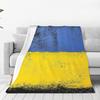 Gray yellow abstract graffiti digital-printed polyester Bedroom velvet flannel cover blanket Fleece sofa cover blankets for beds