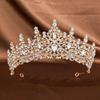 Diadema Corona Nuziale con Strass per Abito da Sera e Servizi Fotografici