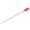 100Pcs Disposable Cable Zip Ties Anti Theft Self Locking Tie Suitcase Shoes Bag Label Tag(Red )