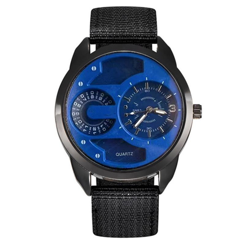 Original Brand Men Watches Boys Fashion Nylon Band Gifts Quartz Watch Black Relogio Masculino Montre Homme Reloj Hombre