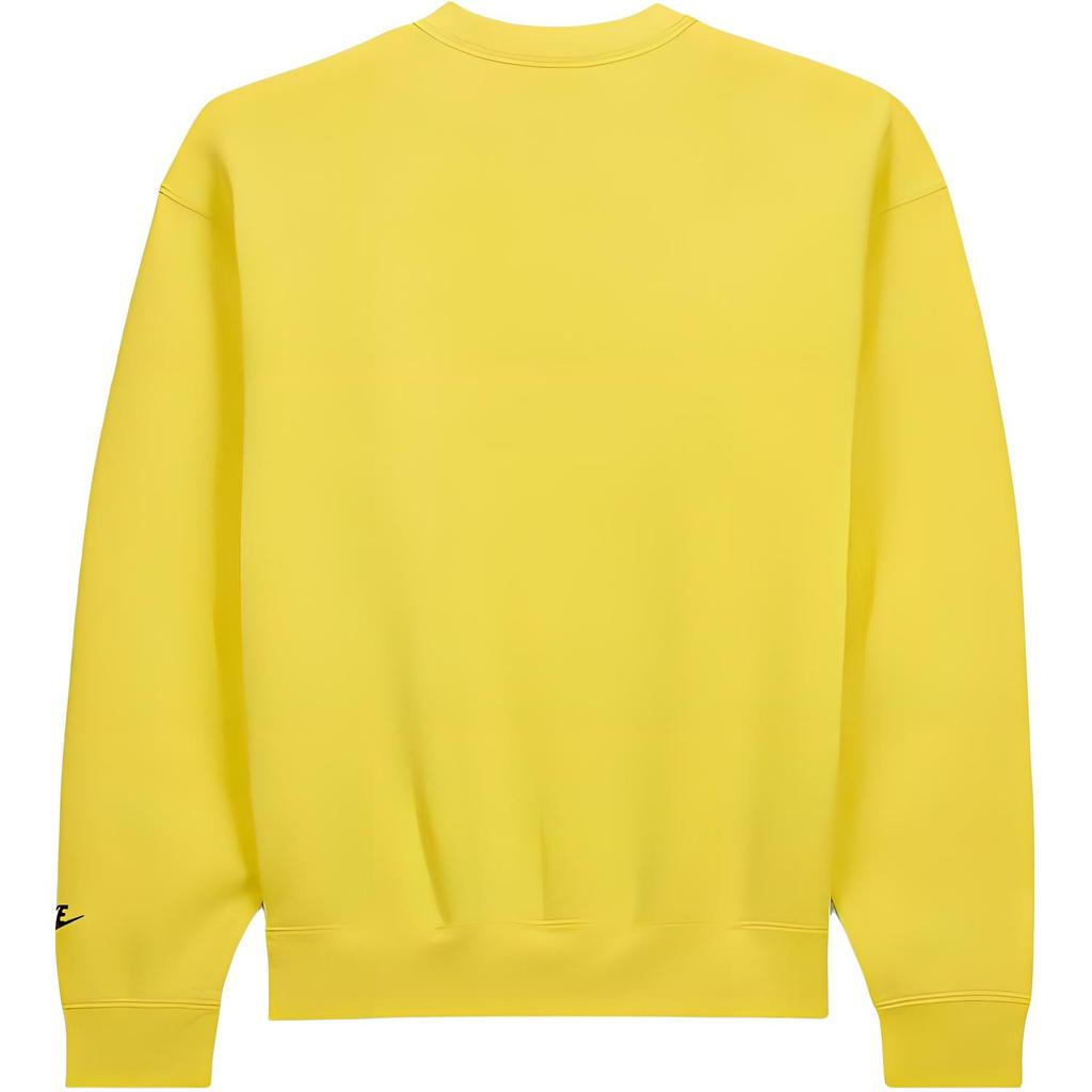 Nike x Nigo NRG Fleece Crew Sweatshirt Yellow Unisex Tops FV5941-735