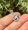 999 Silver Hindu Religious Symbol Om Aum Pendant, Yoga Prayer Healing Spiritual Pendant, Health, Free Ship