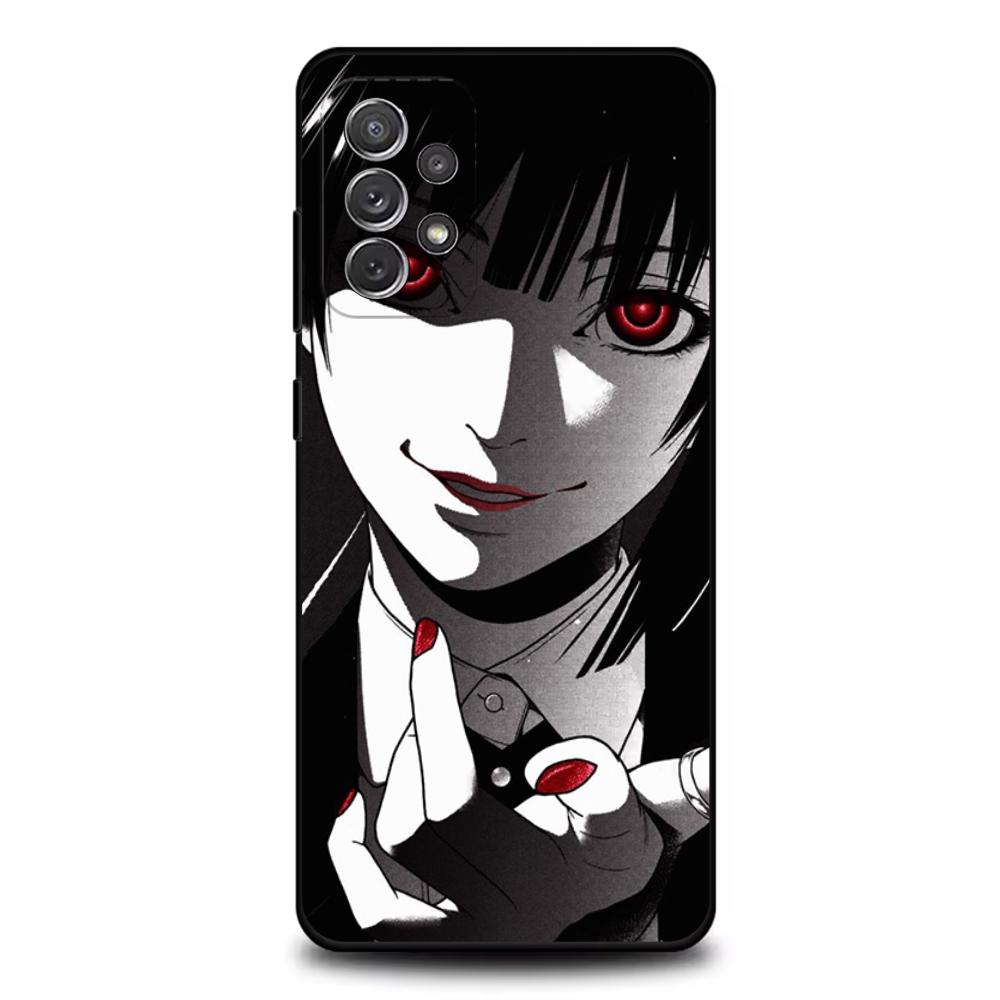 K-Kakegurui G-Gambler Phone Case For Samsung S25,S24,S21,S22,S23,S30,Ultra,S20,Plus,Fe,Lite,Note,10,9,5G Black Cover