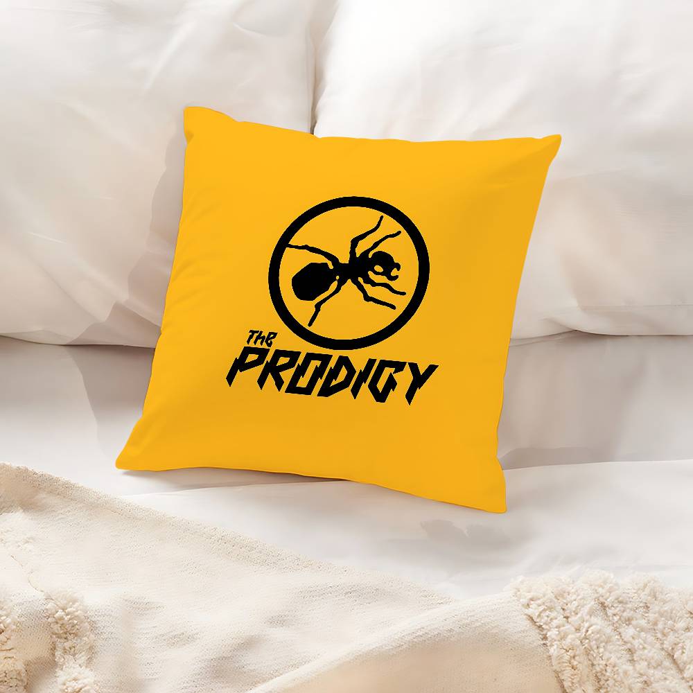 The P-Prodigy Artist Logo Pillow Case Throw Pillow Cover Nordic Vintage Style Cushion Covers Home Living Room Sofa Couch Seat