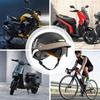 Motorcycle Half Helmet Open Helmet With Sun Visor Quick Release Motorcycle Head Gear For Men Cycling Scooter Skateboard Cruiser