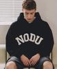 Big Logo Applique Hoodie [Black]