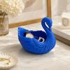 Portachiavi a forma di cigno fatto a mano romantico Elegante idea regalo Vassoio portaoggetti a forma di cigno Portachiavi portafoglio multifunzionale Vacanze