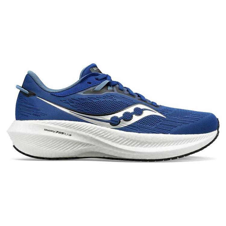 SAUCONY נעלי ריצה Triumph Victory 21 עמידות להחלקה, נמוכות, לגברים, כחול S20881-21