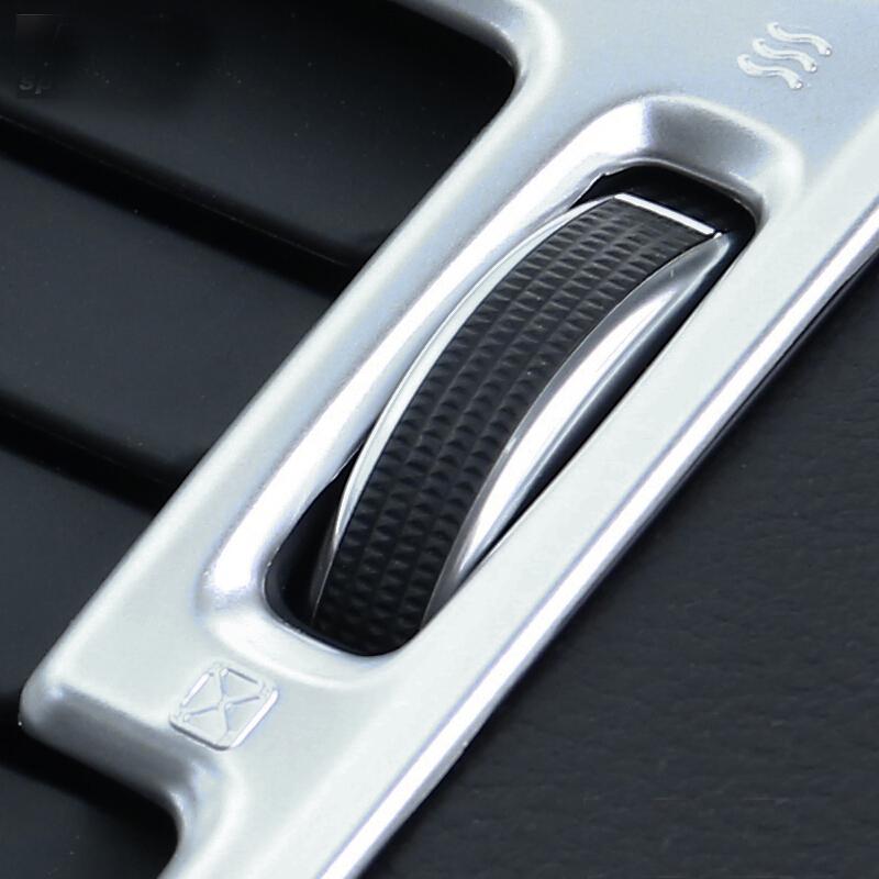 2016 2017 For Ford C-MAX-Car Left And Right Air Outlet Cover Trim-Car Interior Styling Sticker Accessories ABS Matte