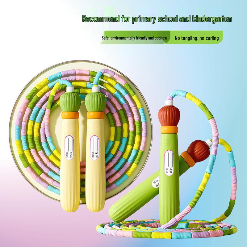Bamboo Jump Rope for Kids: Perfect for Primary and Kindergarten Beginners