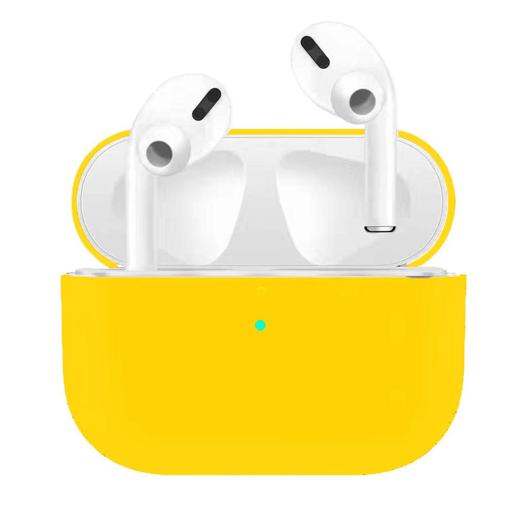 Applicable to 2026 silicone ultra-thin split earphone cover Apple earphone AirPods PRO solid color earphone cover