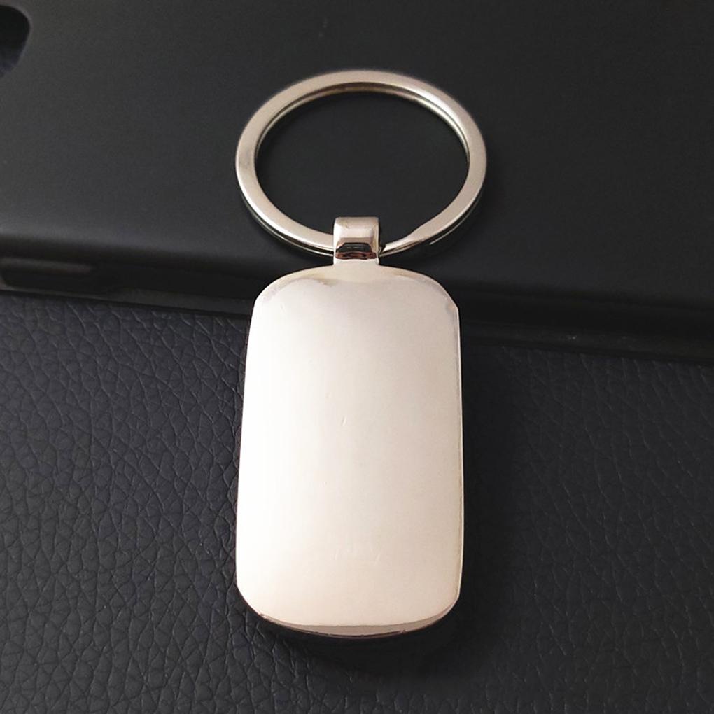 Keychain Ring Blank Wood Car Key Holder Portable Fashion Backpack Handbag Purse Keyrings Homemade DIY Handicraft