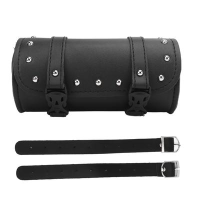 1 Stück Motorrad Werkzeugtasche Schwarz 2 Riemen Schnallenverschluss Werkzeug Wasserdicht Verschleißfest Multifunktional für Motorrad