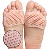6 Pairs Silicone Forefoot Pads Gel Metatarsal Cushioning for High Heels Pain Relief for Morton’s Neuroma and Blisters Unisex Breathable Foot Care Kit