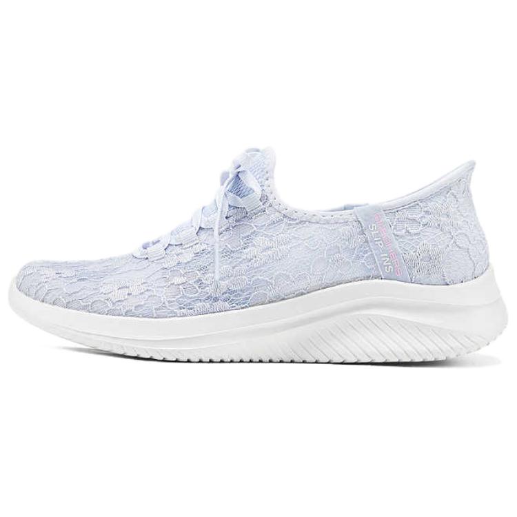 Skechers Sport Удобные Универсальные Низкие Кроссовки для Бега Женские кроссовки Светло-голубые 150463-LTBL 39